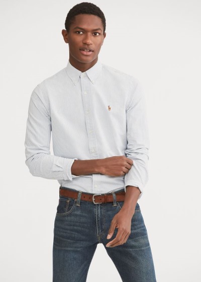 Men's Polo Ralph Lauren Classic Fit Cotton Shirts | 492605AFC